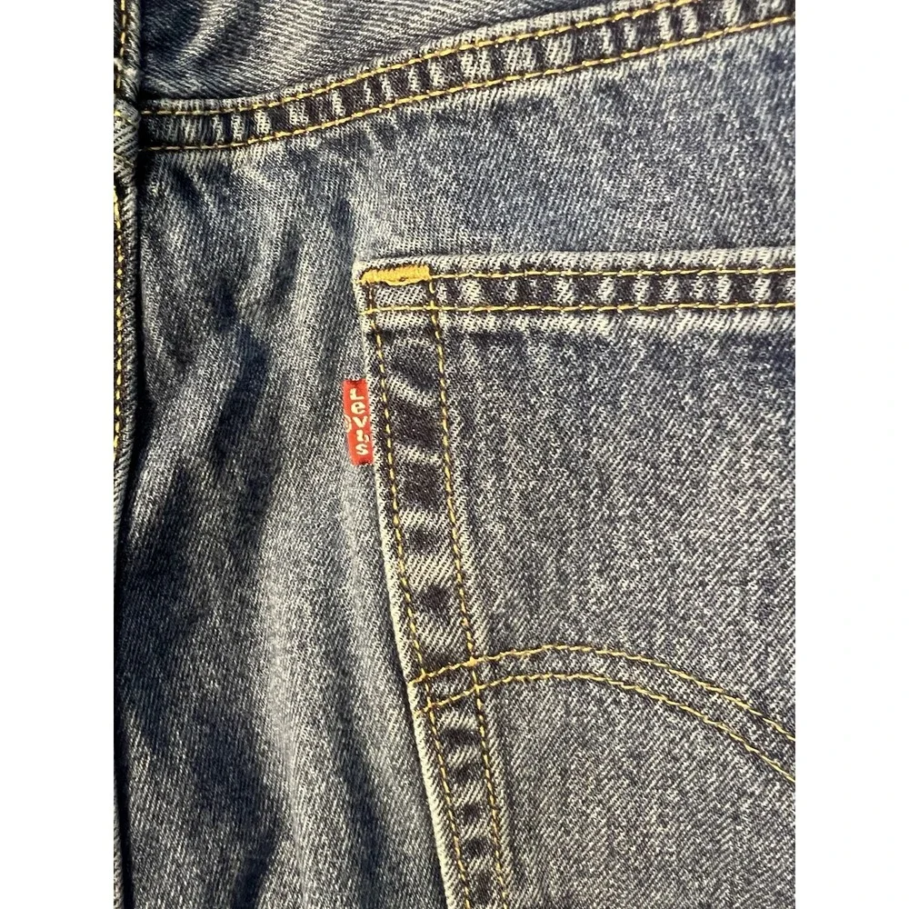 Levis 505 Regular Fit Mens Jeans 38x29 Medium Wash Blue Straight Leg Denim